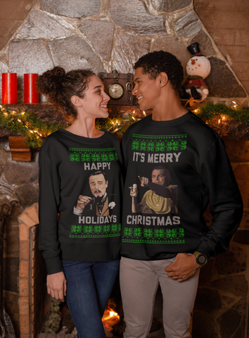 Leonardo Memes - Couples Bundle - 2 Crewneck Sweatshirts!