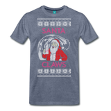 Santa Claws - Men's Premium T-Shirt - heather blue