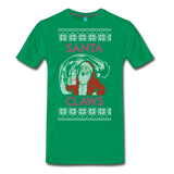 Santa Claws - Men's Premium T-Shirt - kelly green