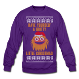 Have Yourself A Gritty Little Christmas - Crewneck Sweatshirt - purple