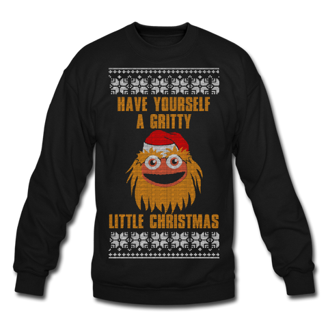 Have Yourself A Gritty Little Christmas - Crewneck Sweatshirt - black