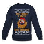 Have Yourself A Gritty Little Christmas - Crewneck Sweatshirt - navy