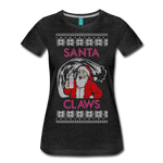 Santa Claws - Women’s Premium T-Shirt - charcoal gray