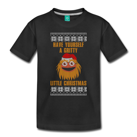 Have Yourself A Gritty Little Christmas - Toddler Premium T-Shirt - black