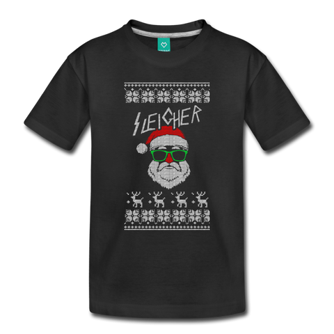 Sleigher - Toddler Premium T-Shirt - black