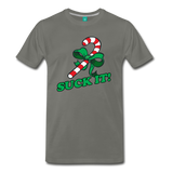 Suck It! - Men's Premium T-Shirt - asphalt gray