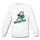 Suck It! - Crewneck Sweatshirt - white