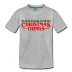 Christmas Things - Kids' Premium T-Shirt - heather gray