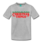 Christmas Things - Kids' Premium T-Shirt - heather gray