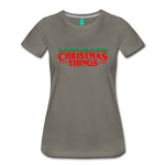 Christmas Things - Women’s Premium T-Shirt - asphalt gray