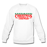 Christmas Things - Crewneck Sweatshirt - white