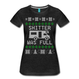Shitter Was Full - Women’s Premium T-Shirt - charcoal gray