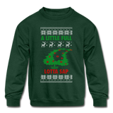 A Little Full Lotta Sap - Kids' Crewneck Sweatshirt - forest green