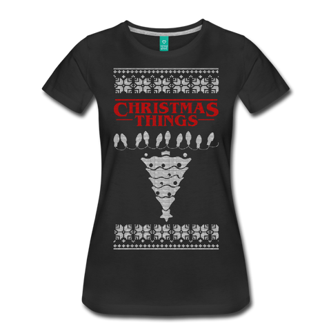 Christmas Things - Women’s Premium T-Shirt - black