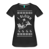 I Sleigh - Women’s Premium T-Shirt - black