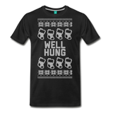 Well Hung - Men's Premium T-Shirt - black