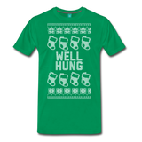 Well Hung - Men's Premium T-Shirt - kelly green