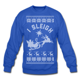 I Sleigh - Crewneck Sweatshirt - royal blue