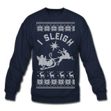 I Sleigh - Crewneck Sweatshirt - navy