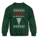 Christmas Things - Kids' Crewneck Sweatshirt - forest green