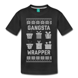 Gangsta Wrapper - Kids' Premium T-Shirt - black