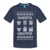 Gangsta Wrapper - Kids' Premium T-Shirt - navy