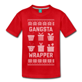 Gangsta Wrapper - Kids' Premium T-Shirt - red