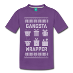 Gangsta Wrapper - Kids' Premium T-Shirt - purple