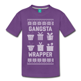 Gangsta Wrapper - Kids' Premium T-Shirt - purple