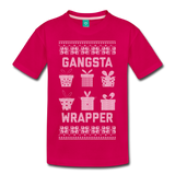 Gangsta Wrapper - Kids' Premium T-Shirt - dark pink