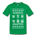 Gangsta Wrapper - Kids' Premium T-Shirt - kelly green