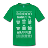 Gangsta Wrapper - Kids' Premium T-Shirt - kelly green