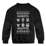 Gangsta Wrapper - Kids' Crewneck Sweatshirt - black