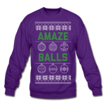 Amaze Balls - Crewneck Sweatshirt - purple