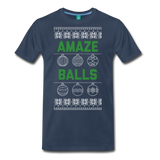 Amaze Balls - Men's Premium T-Shirt - navy