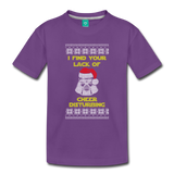 Lack of Cheer Disturbing - Toddler Premium T-Shirt - purple