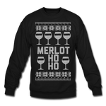Merlot Ho Ho - Crewneck Sweatshirt - black