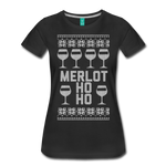 Merlot Ho Ho - Women’s Premium T-Shirt - black