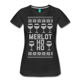 Merlot Ho Ho - Women’s Premium T-Shirt - black