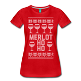 Merlot Ho Ho - Women’s Premium T-Shirt - red