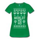 Merlot Ho Ho - Women’s Premium T-Shirt - kelly green