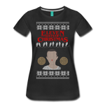 Eleven Days of Christmas - Women’s Premium T-Shirt - black
