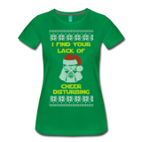 Lack of Cheer Disturbing - Women’s Premium T-Shirt - kelly green