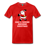 Have a Fucking Awesome Christmas - Men's Premium T-Shirt - red