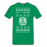 Eat Drink and Be Hairy - Men's Premium T-Shirt - kelly green
