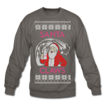 Santa Claws - Crewneck Sweatshirt - asphalt gray