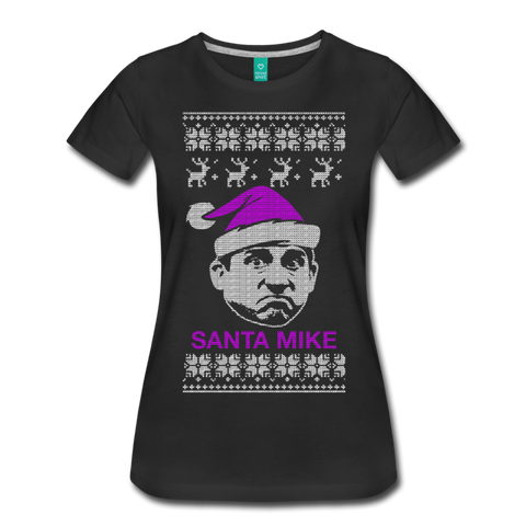 Santa Mike - Women’s Premium T-Shirt - black