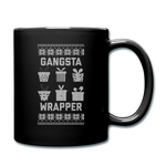 Gangsta Wrapper - Full Color Mug - black