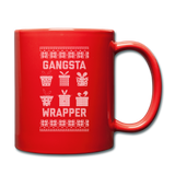 Gangsta Wrapper - Full Color Mug - red