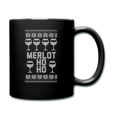 Merlot Ho Ho - Full Color Mug - black